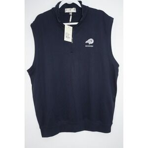 Fairway & Greene Sweater Vest Men's XL Navy‎ 1/4 Zip Bighorn Golf Club